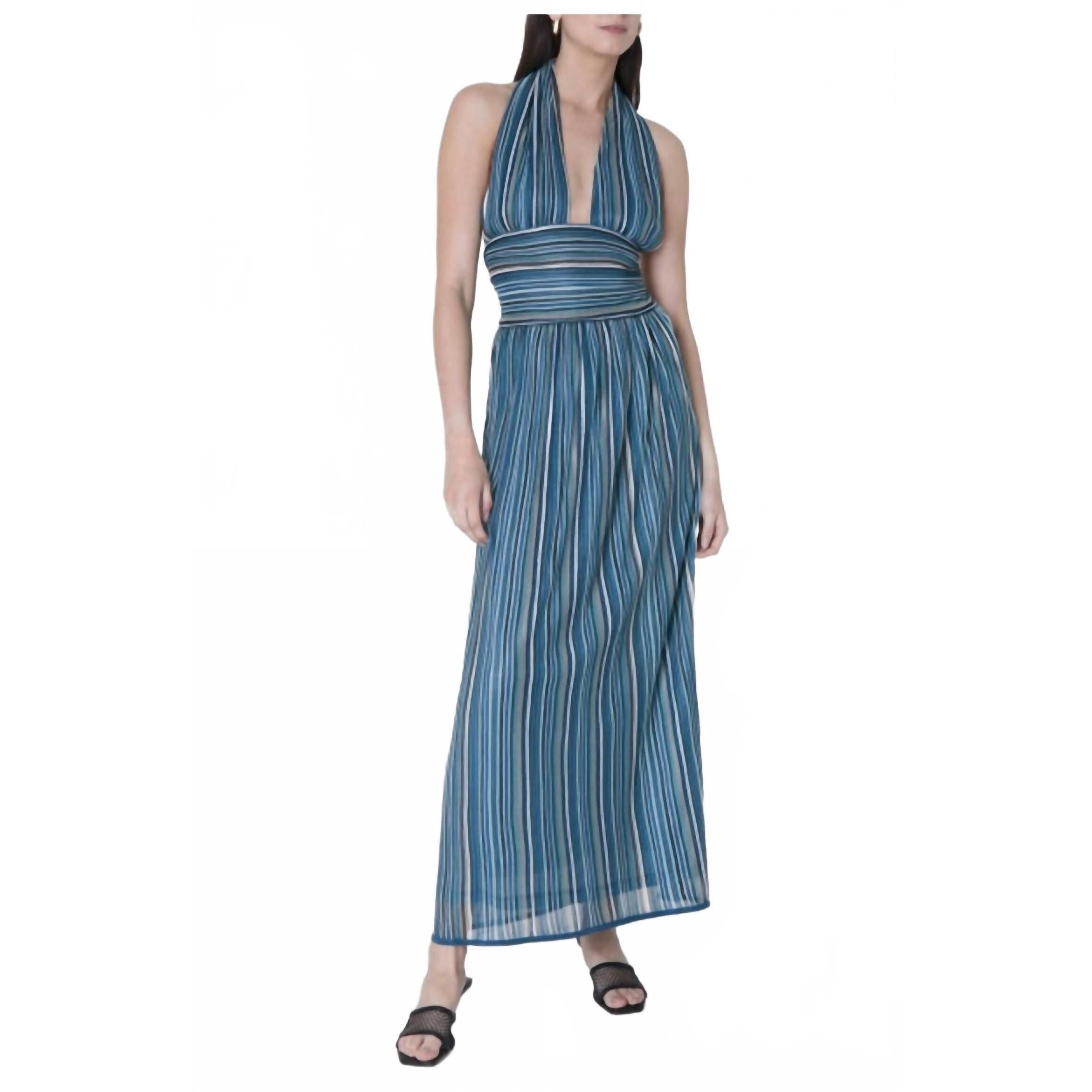 New Kukhareva London Women's Isla Dress In Ocean